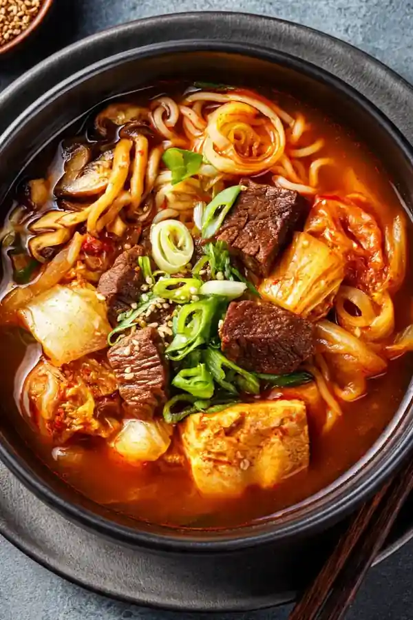 Beef and Kimchi Jjigae Bowl