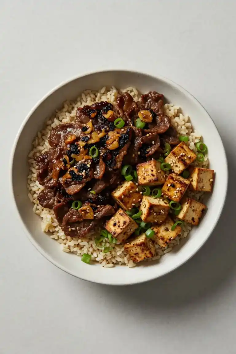 Bulgogi & Tofu Bowl with Brown Rice