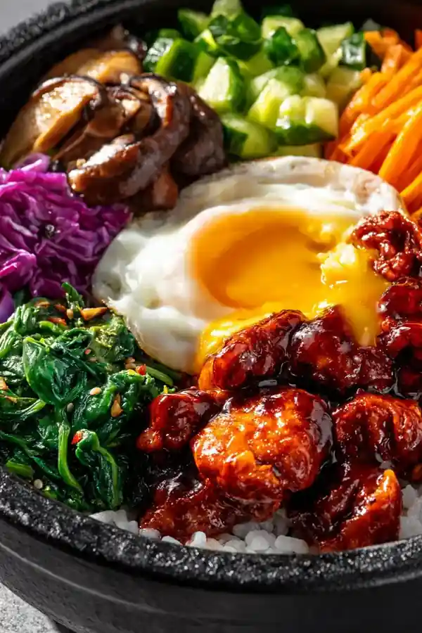 Gochujang Chicken & Egg Bibimbap Bowl