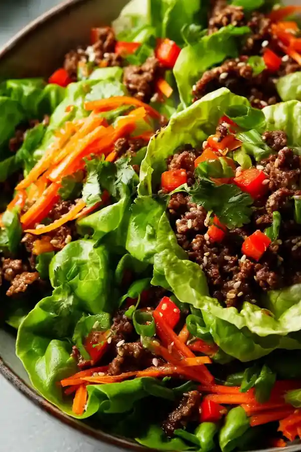 Korean Beef Lettuce Wraps Bowl