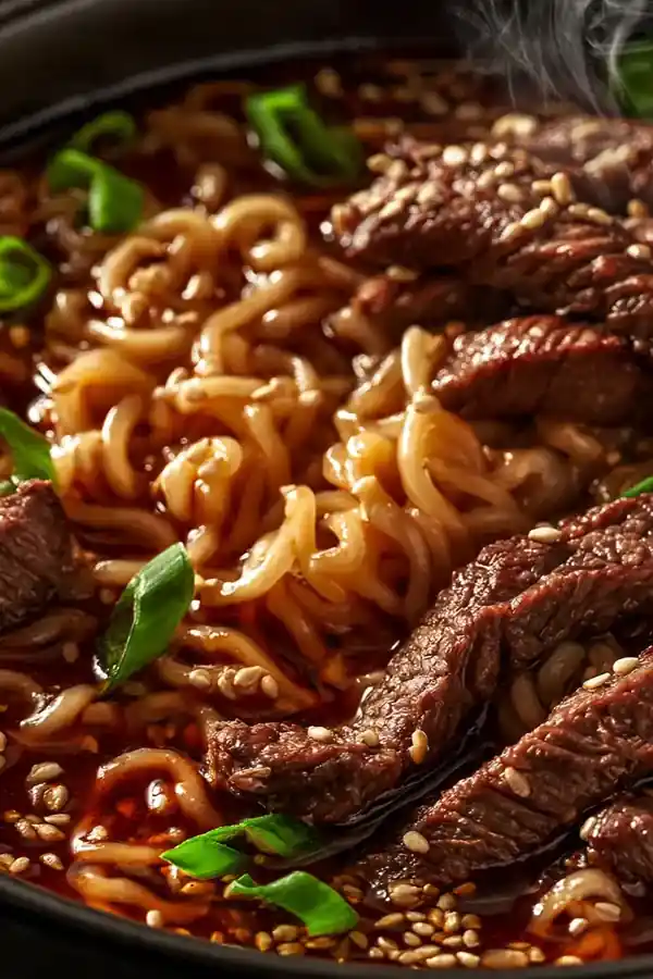 Sesame Chilli Ramen with Beef