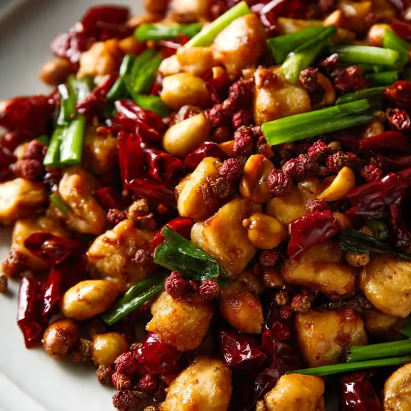 Sichuan Kung Pao Chicken (Mouth-Numbing)