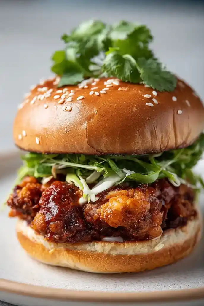 Smoked Paprika & Harissa Hot Chicken Sandwich