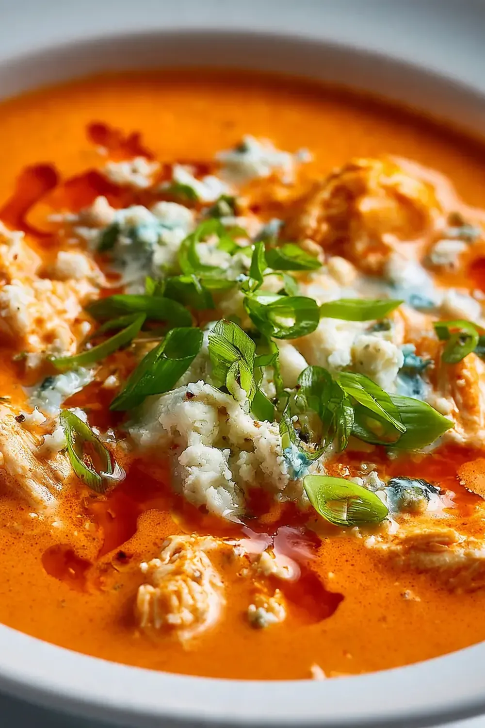 Spicy Buffalo Chicken Soup (Creamy)