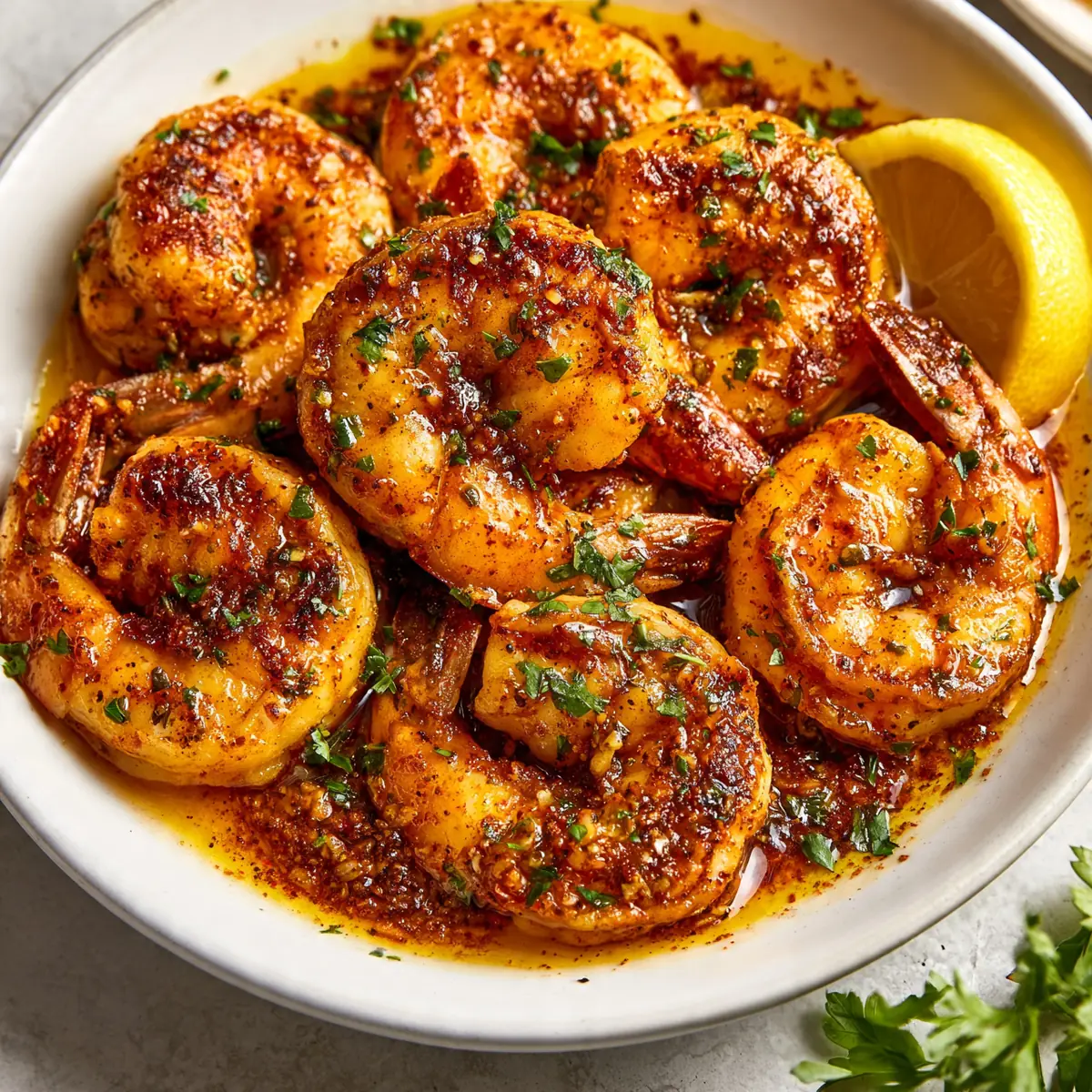 Spicy Cajun Garlic Butter Shrimp