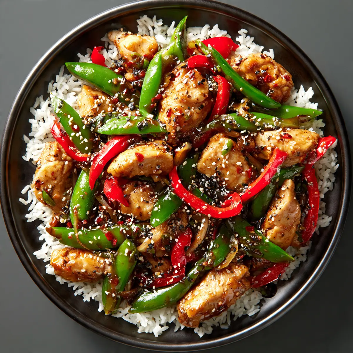 Spicy Garlic Chili Chicken Stir-Fry