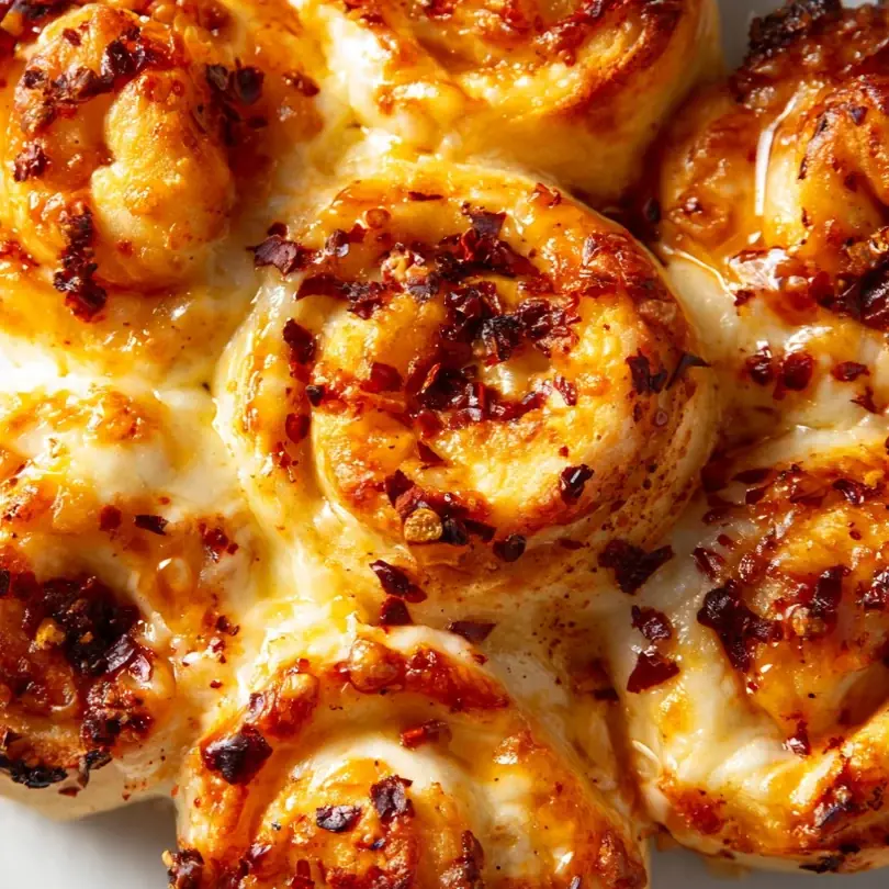 Spicy Hot Honey Pizza Rolls