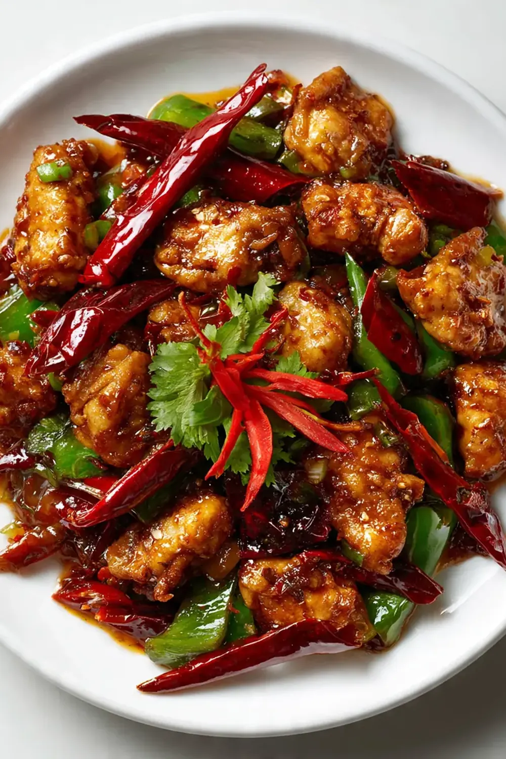 Spicy Hunan Chicken Stir-Fry