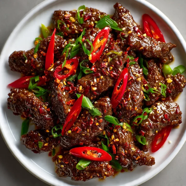 Spicy Mongolian Beef (Extra Chili)