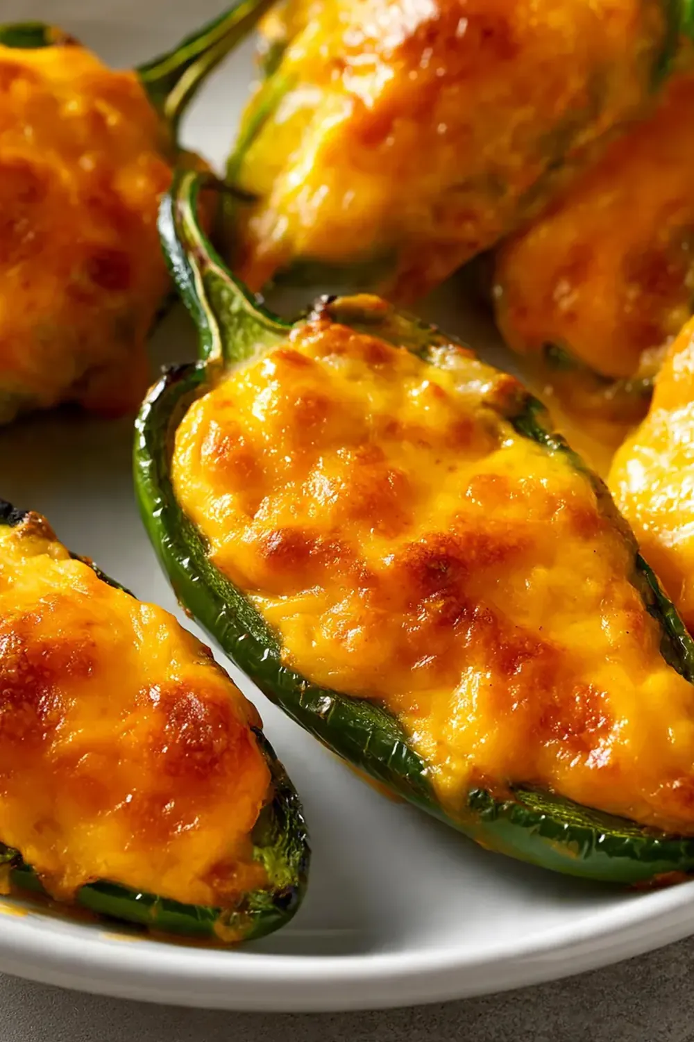 Spicy Nacho Cheese Stuffed Jalapeños