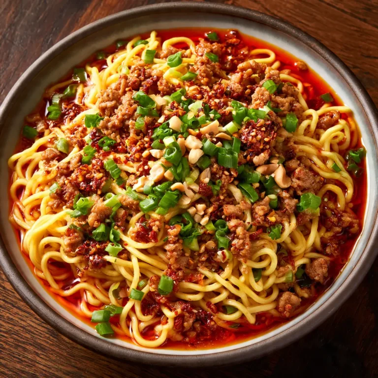 Spicy Sichuan Dan Dan Noodles