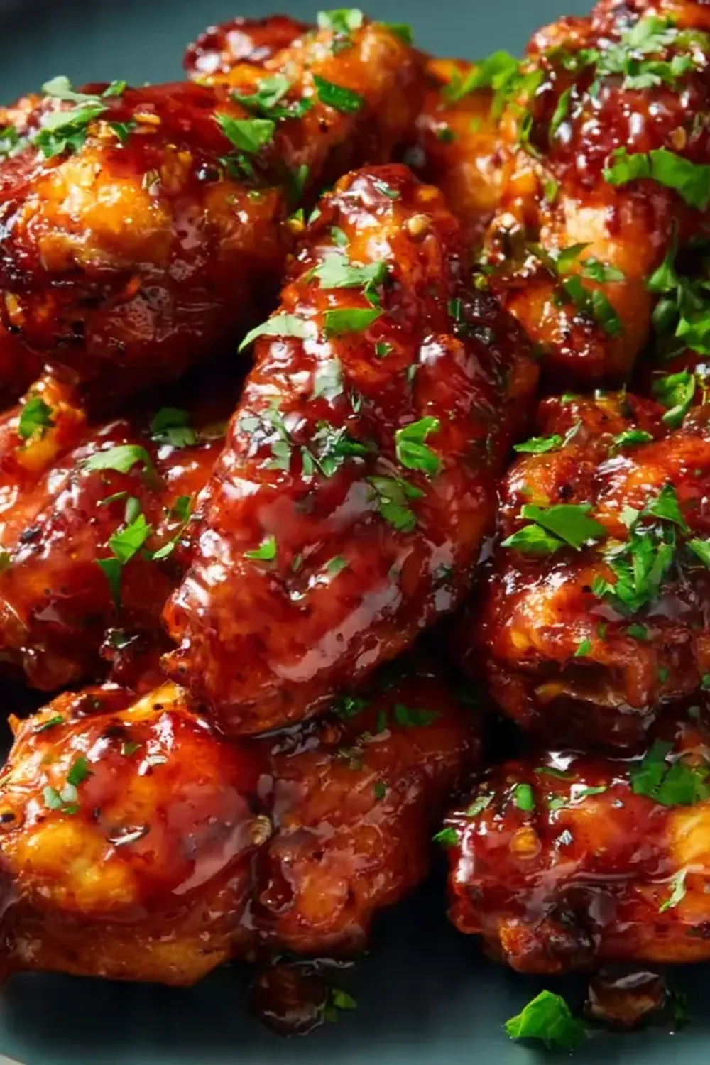Sticky Honey Sriracha Chicken Wings