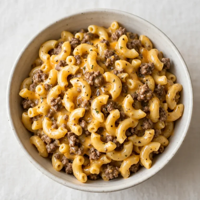 Cheeseburger Macaroni (Homemade Hamburger Helper)
