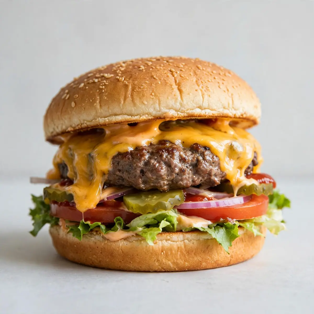 Classic American Cheeseburger