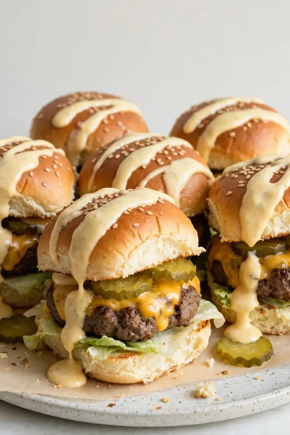 Classic Beef Sliders with Special Sauce
