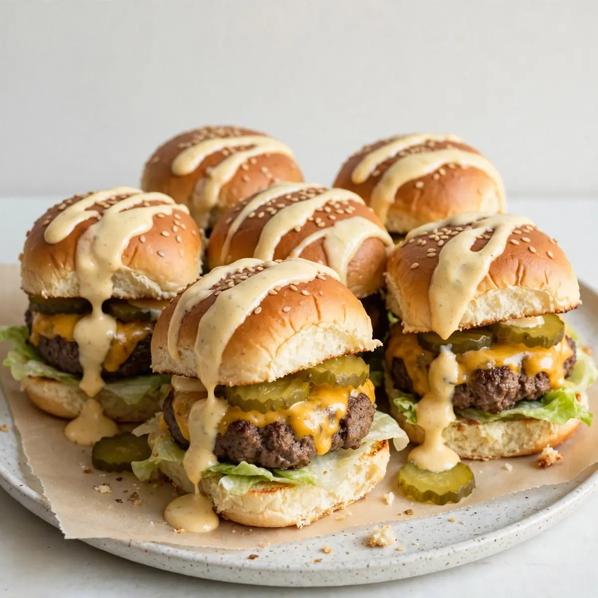 Classic Beef Sliders With Special Sauce