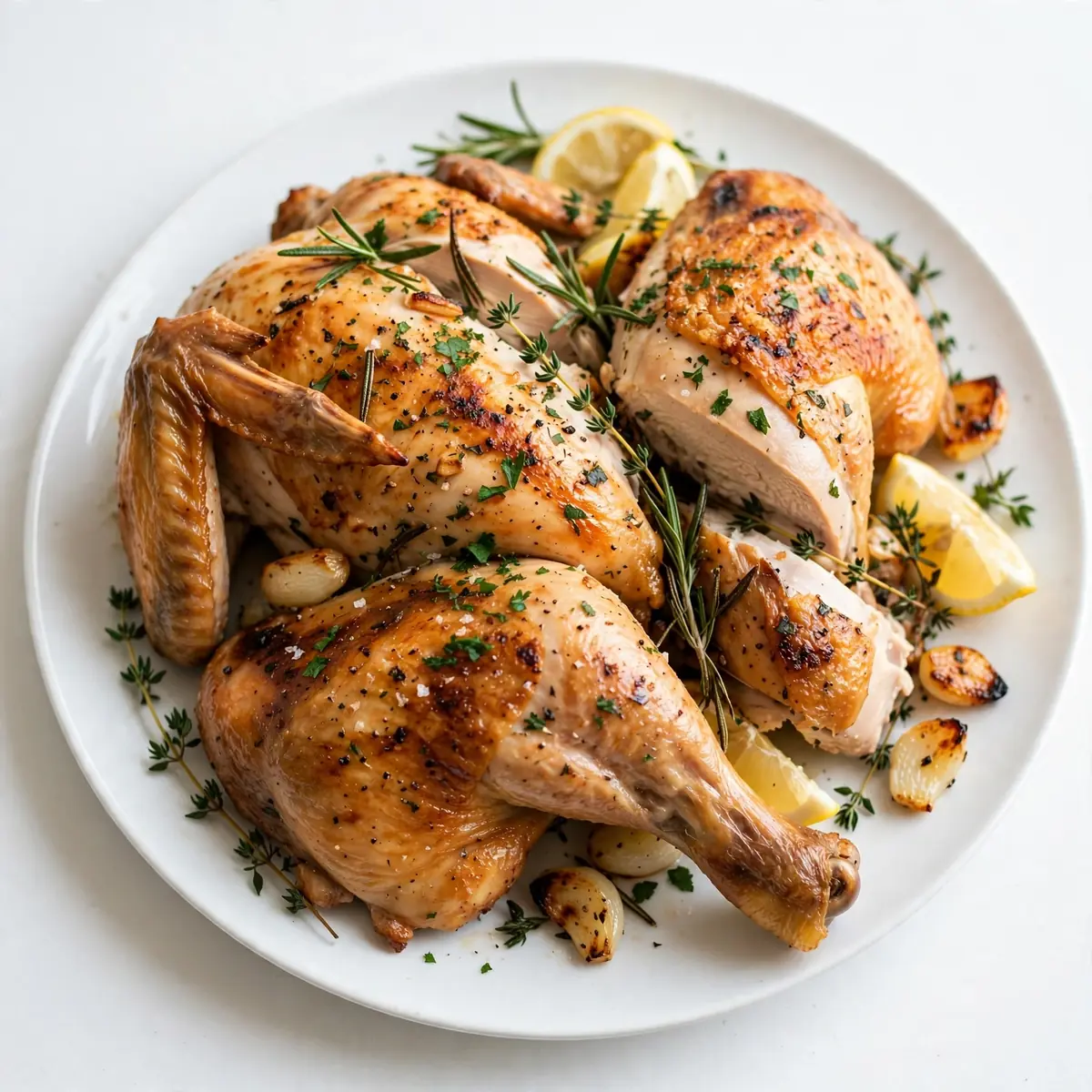 Classic Roast Chicken With Herbs