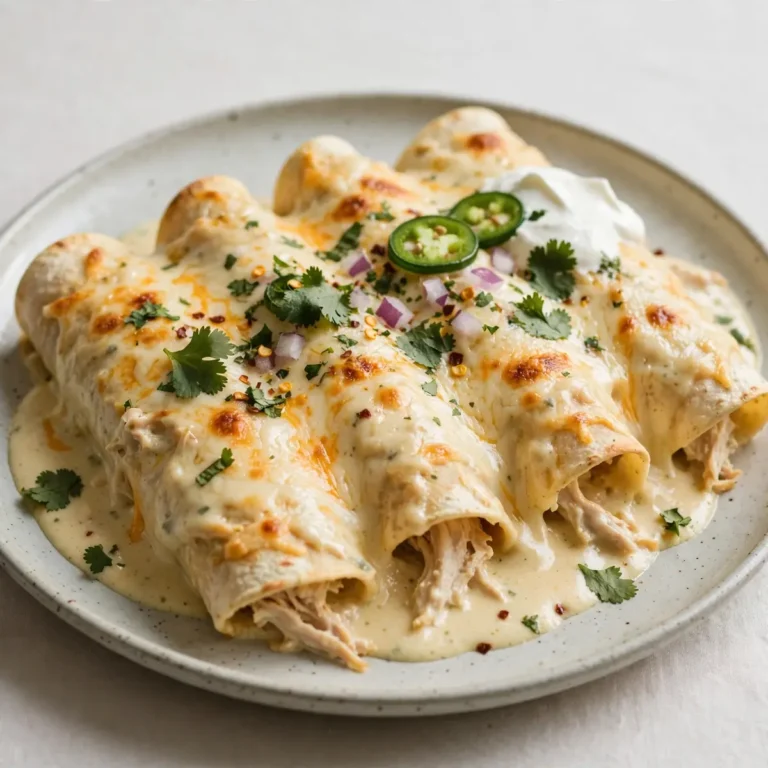 Creamy Chicken Enchiladas
