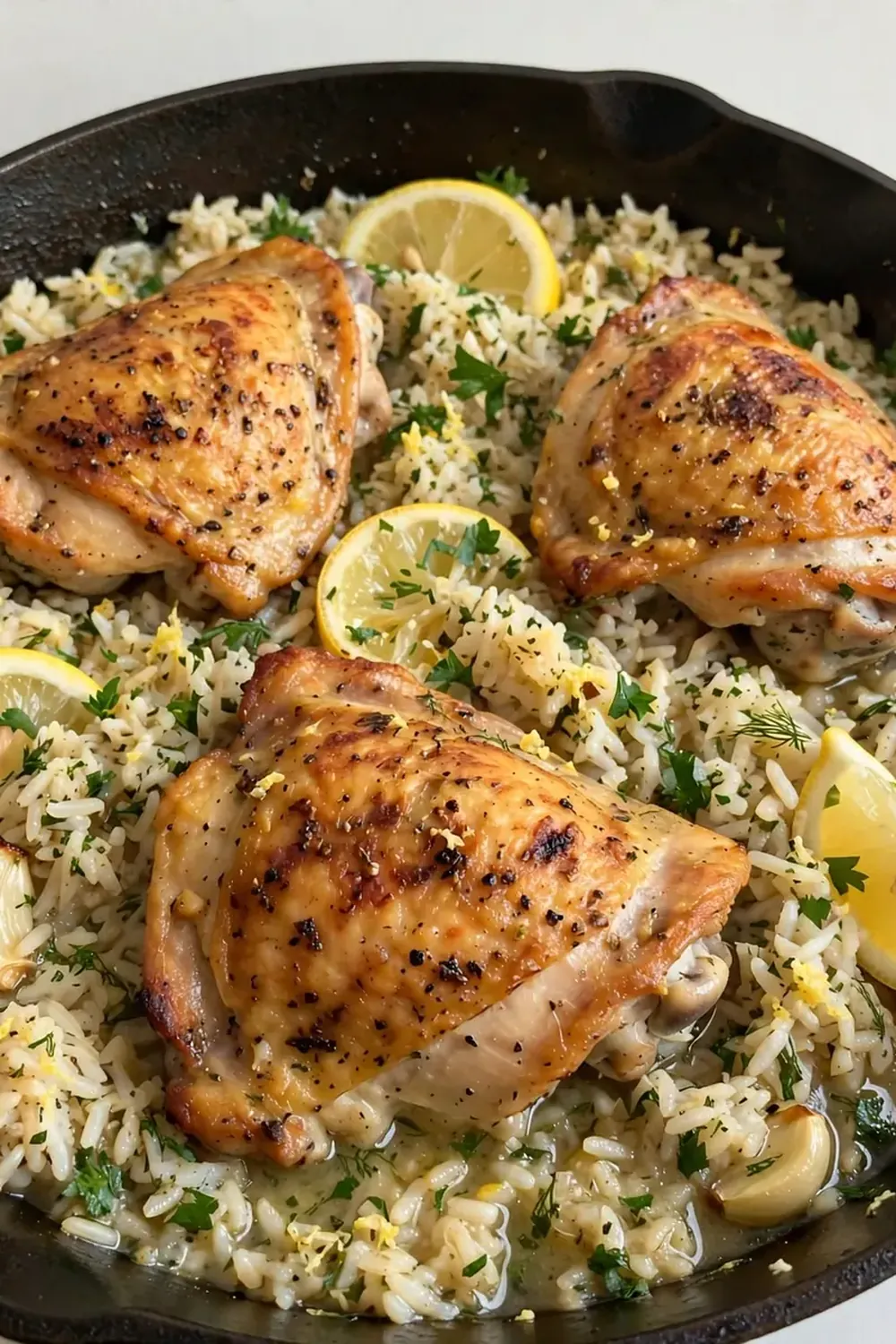 One-Pan Lemon Chicken and Rice