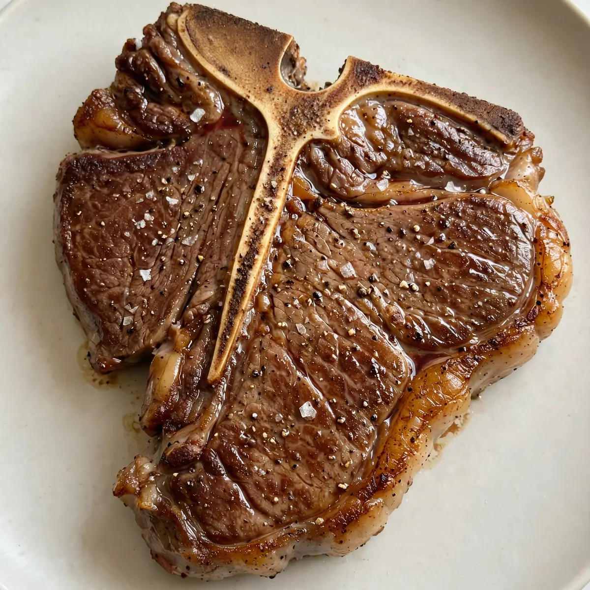 Perfect Pan-Seared T-Bone Steak
