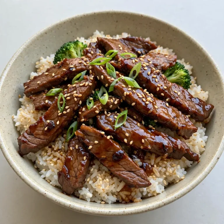 Teriyaki Beef Bowls With Sesame Rice